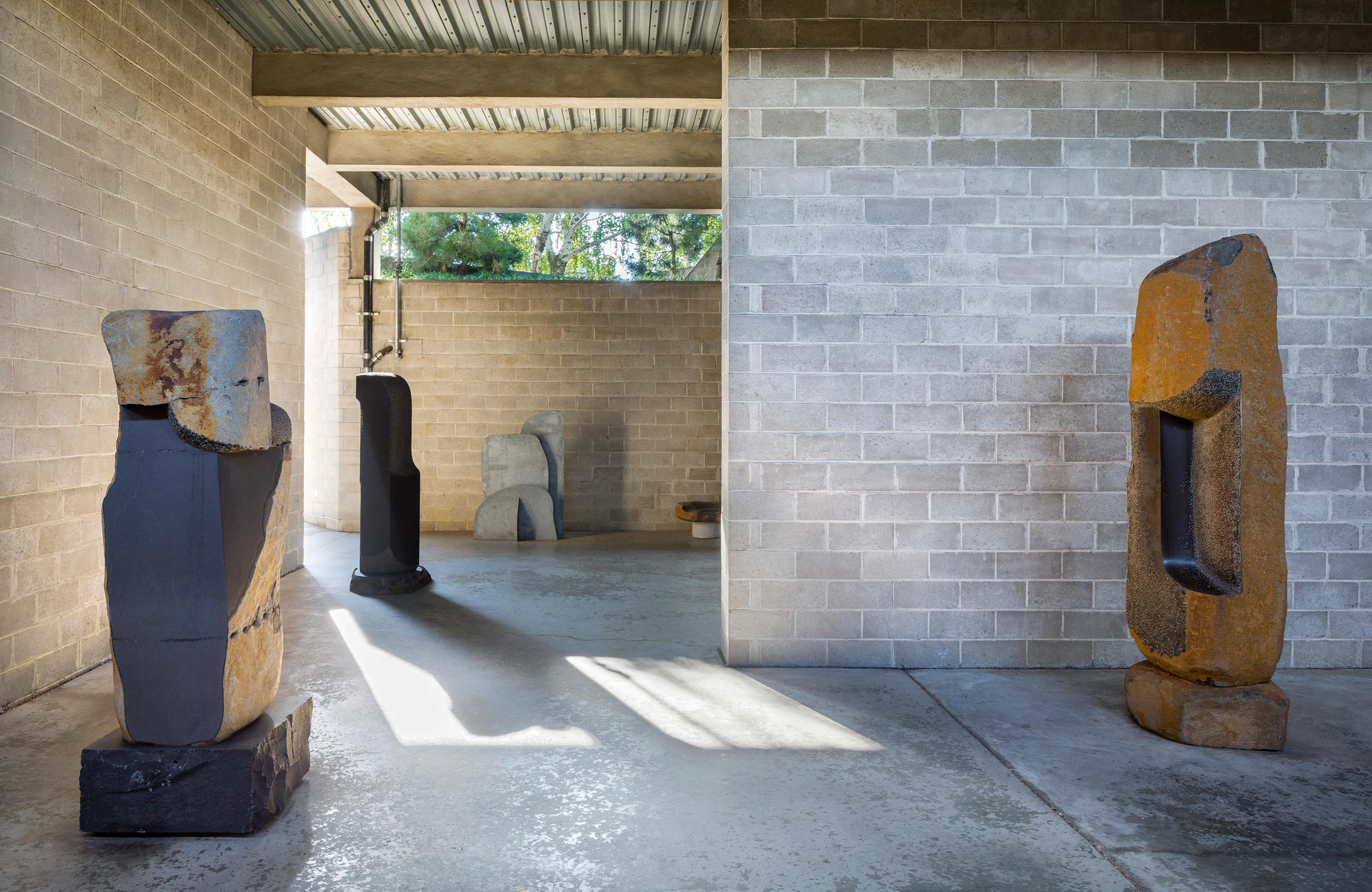 The Noguchi Museum, Area 1, an indoor-outdoor gallery
