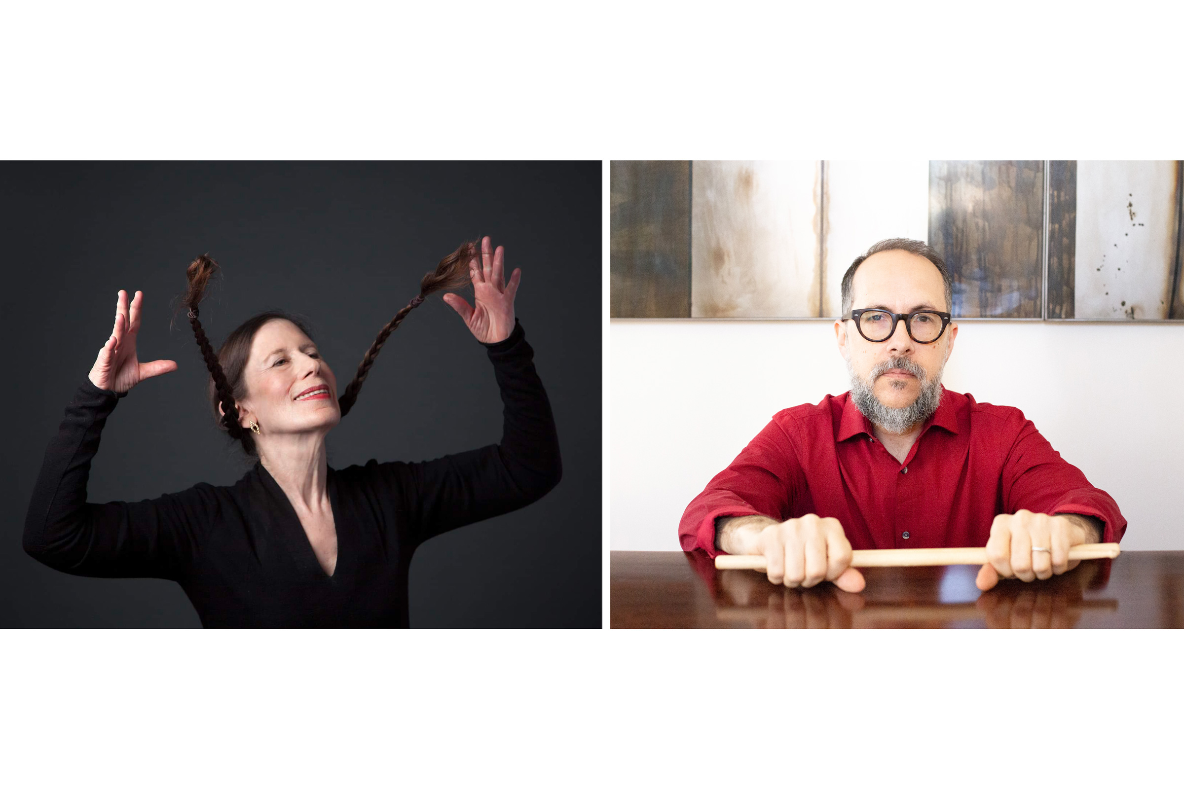 Meredith Monk. Photo: Christine Alicino. John Hollenbeck. Photo: Mercedes Jelinek.
