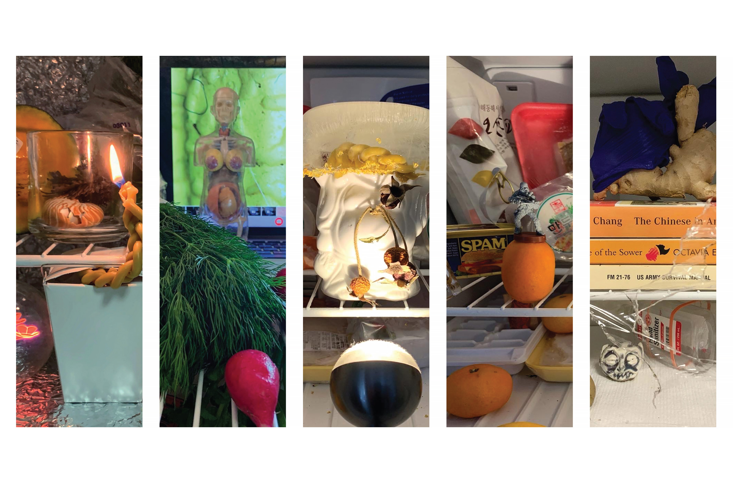 Mo Kong Still Life Of An Asian Households Fridge